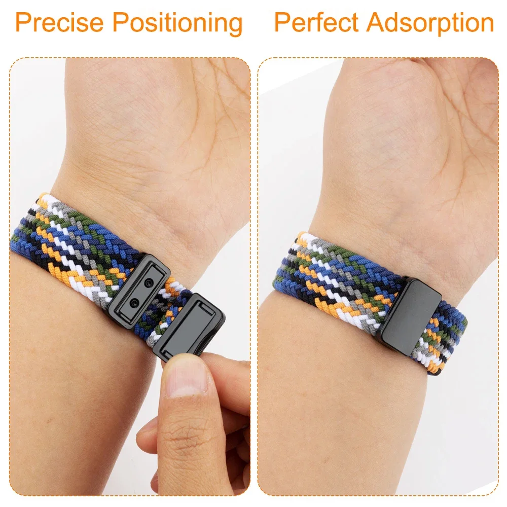 Magnetic Buckle Woven Nylon Strap - 20/22mm