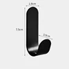 Multi-purpose Wall Organizer Hook Behind-door Key Cloth Hanger Hook Bathroom Robe Towel Holder Rack Kitchen Hardware Shelf Hook 5