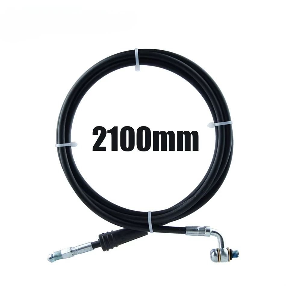 Mountain Bicycle Disc Brake Bicycle Disc Brake Mountain Bike Brake Insert Mountain Bike Disc Brake Electric Mountain Bike Hydraulic Brake Accessories Screws Copper Sleeve Hydraulic Pipe 210 Custom One-piece Tubing 135 XOD 110cm