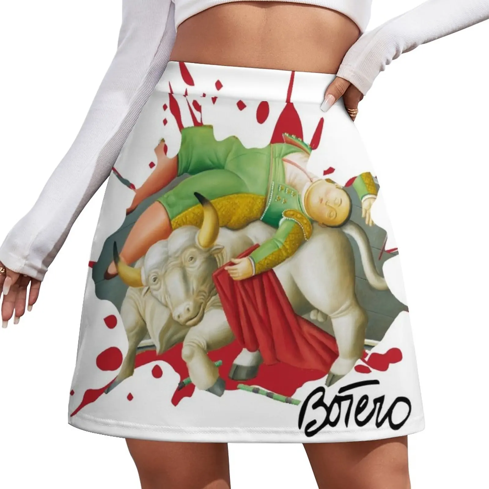 Fernando Botero, Painter Mini Skirt skirts for women dress womans clothing modest skirts for women mike painter