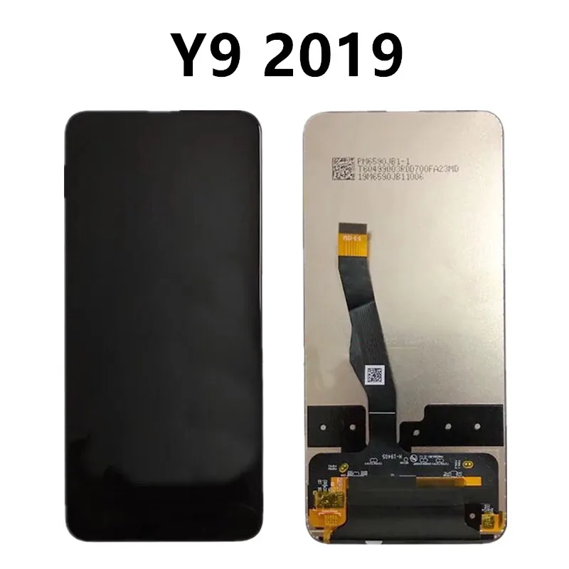 

ЖК-дисплей Y9 2019 для Huawei, дигитайзер для телефона, стеклянный экран в сборе, замена, ремонт, без рамки