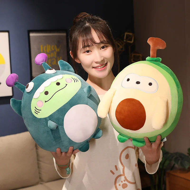 

Stuffed Toys Kawaii Avocado Pillow Filled Doll Fruit Cushion Soft Decorative Pillows Child Baby Girl Birthday Kid Xmas Gift