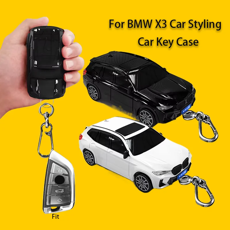 Premium Leather Car Key Case - Sleek Protective Key Fob Cover