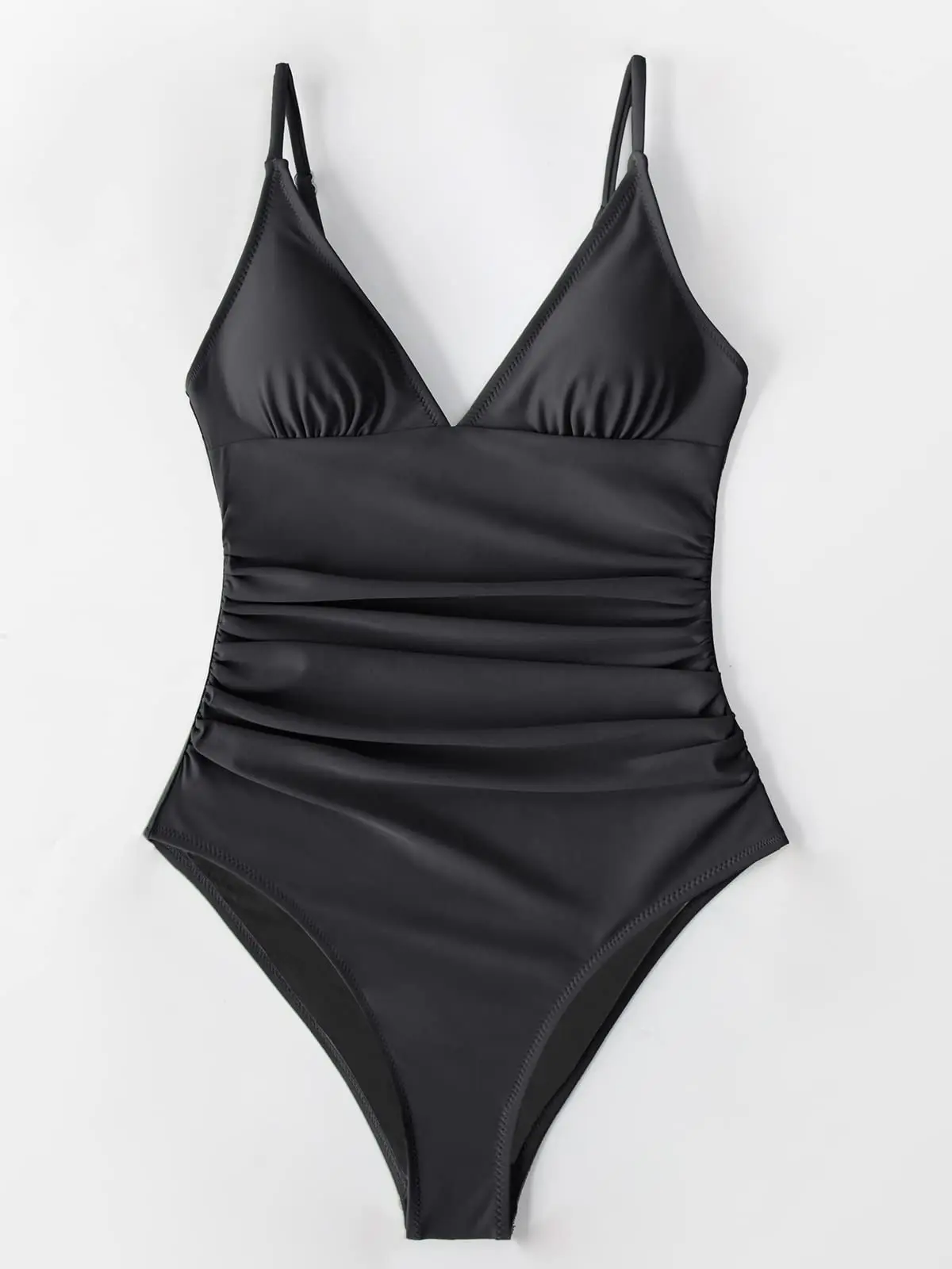 Women's One Piece Swimsuit Tummy Control V Neck Ruched Push Up Padded Bathing Suits Summer Beach Swiwear 6 Women's One Piece Swimsuit Tummy Control V Neck Ruched Push Up Padded Bathing Suits Summer Beach Swiwear 6