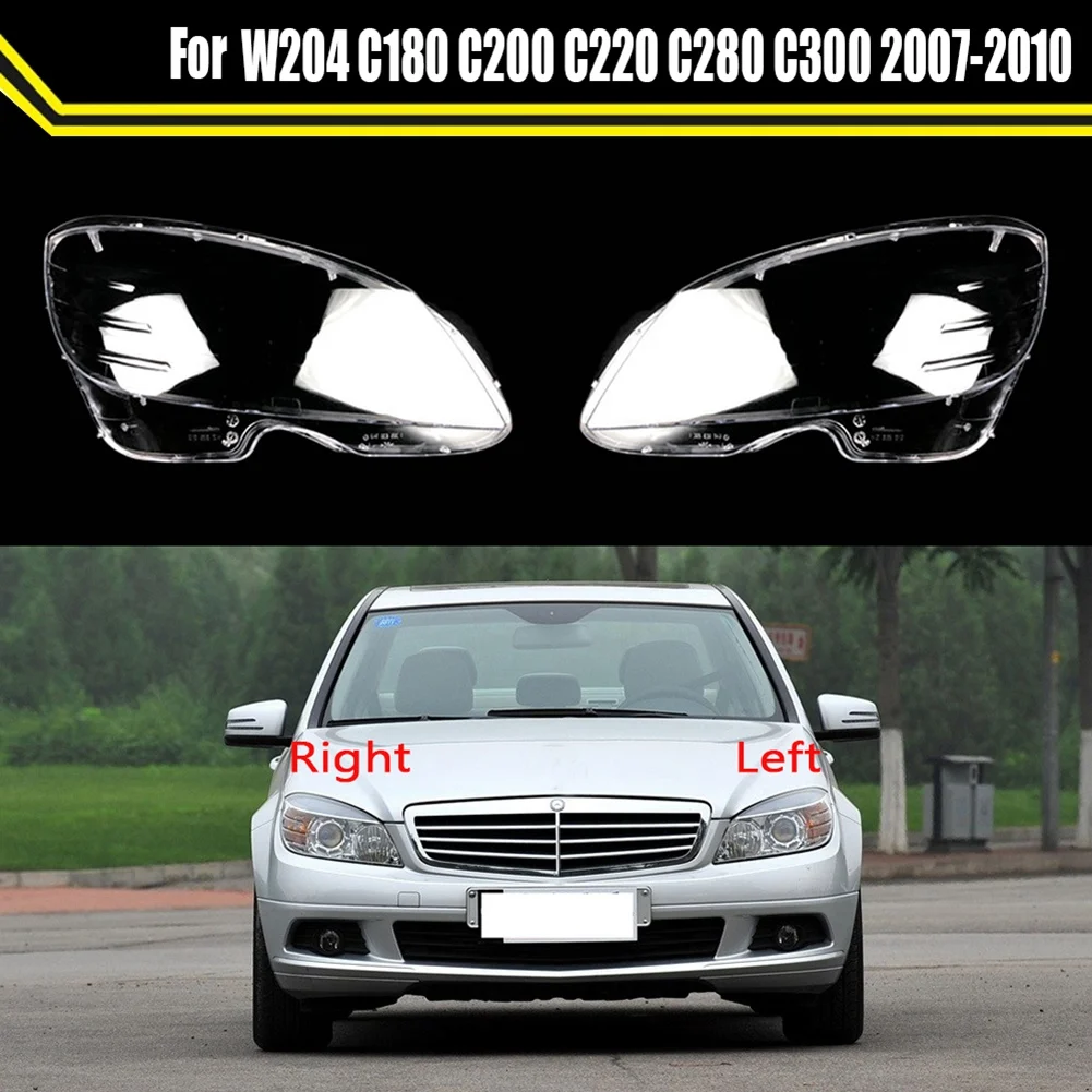Car Front Headlight Lens Cover Headlight Lamp Replacement Shell For