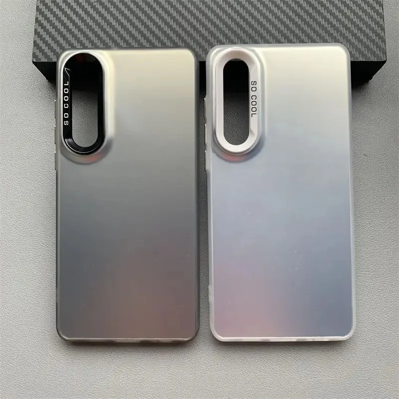Metallic Aurora Skin Matte Back Cover Mobile Phone Case