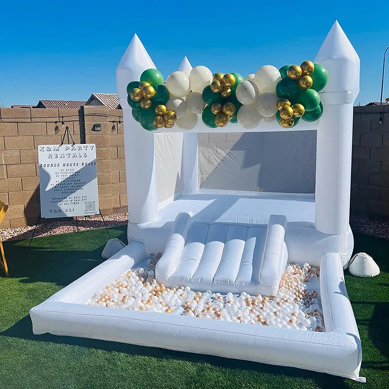 4M Inflatable Bouncy Castle with Water Slide & Ball Pit 1