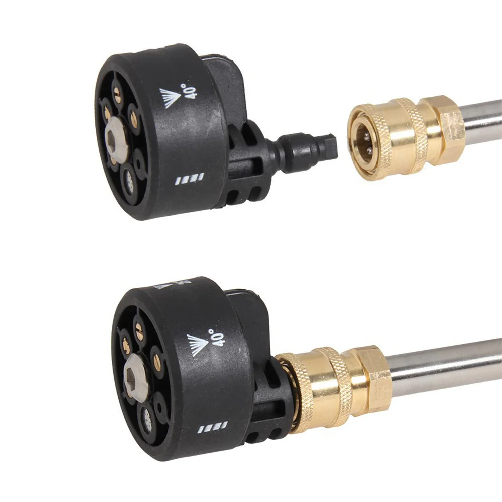 GIARDINO ALTA PRESSIONE Idropulitrice Acqua Spray Ugello Set Tubo Wand - Foto 9