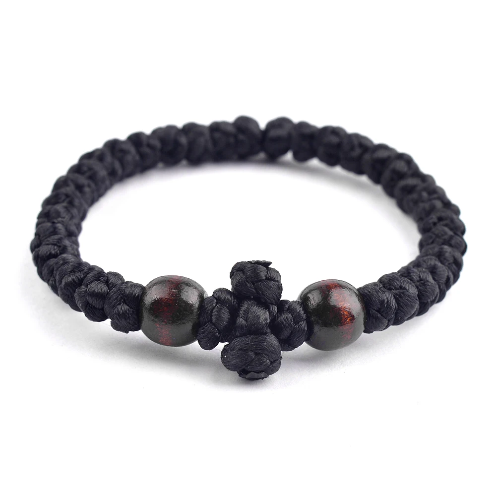 Corda Preghiera Ortodossa IconsGr - Manufatto Artigianale, Nero Con Icona - Foto 11