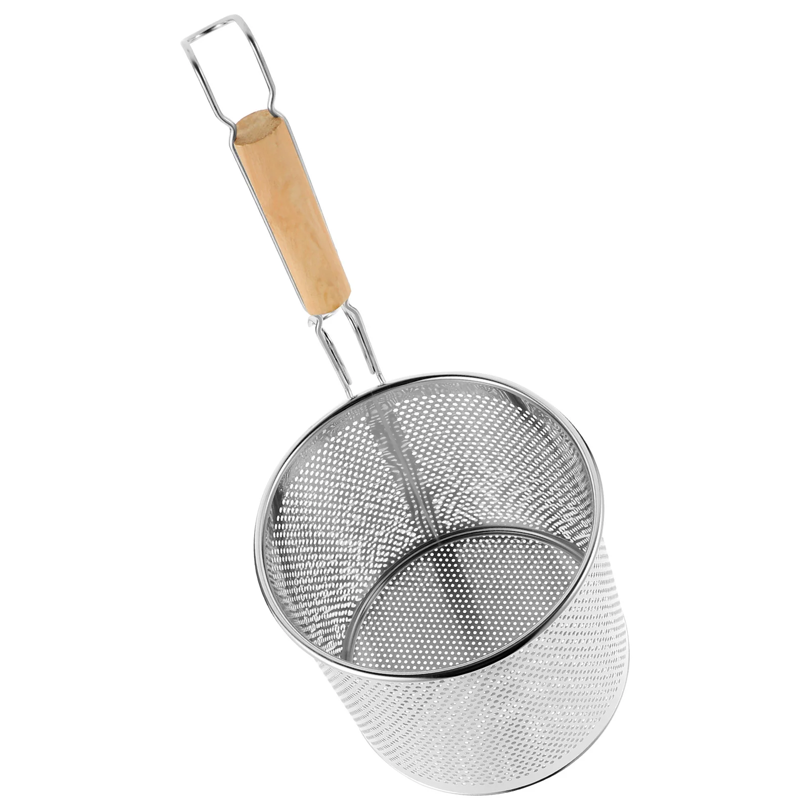 

Pasta Basket Noodle Filter Spoon Basket Kitchen Mesh Spider Strainer Basket Fried Colander Stainless Steel Noodle Blanching