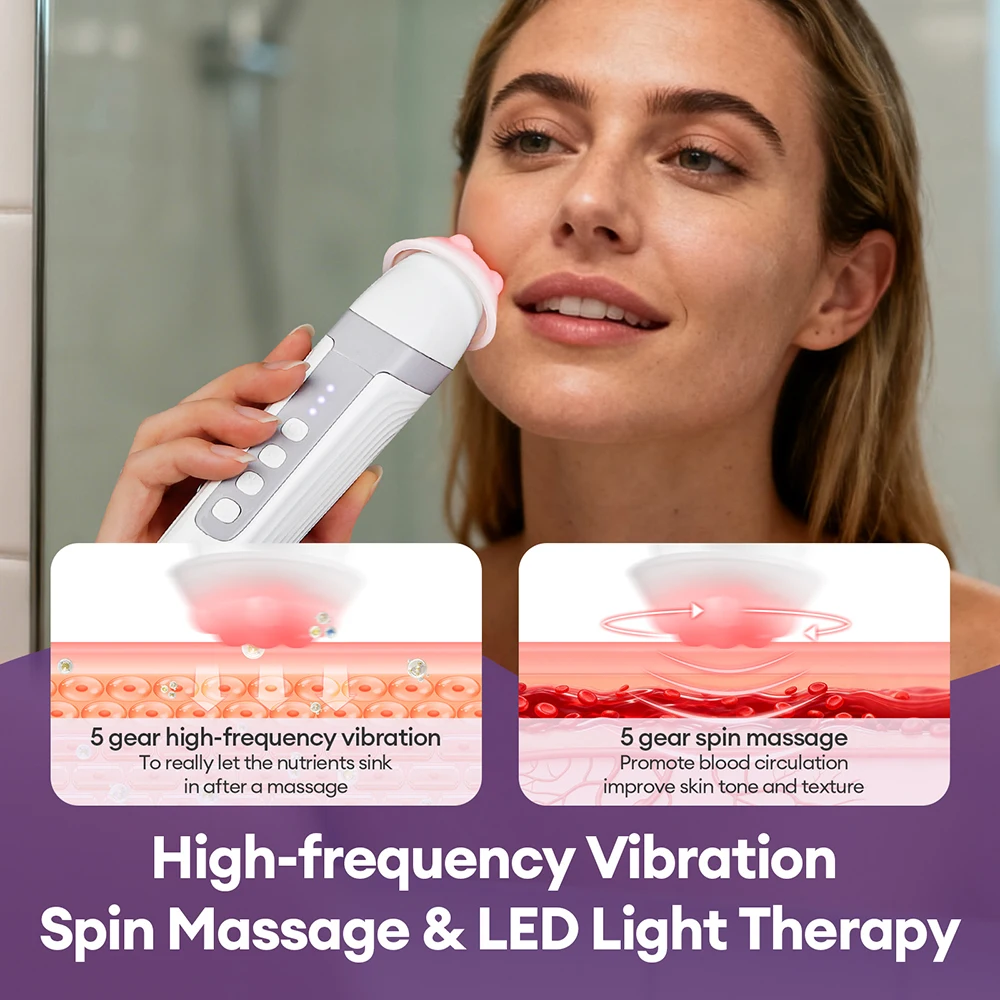 Wireless  CO2 Oxygen Bubble Pen USB Rechargeable Oxygen Facial Machine Deep Cleansing Pores Exfoliate Improves Dull Skin