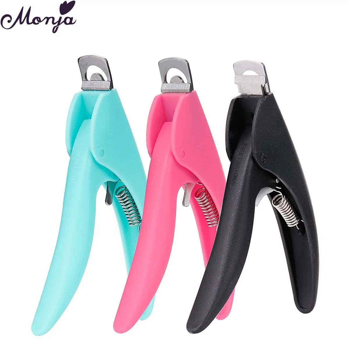 Monja Nail Art Clippers Stainless Steel Trimmers for Manicure