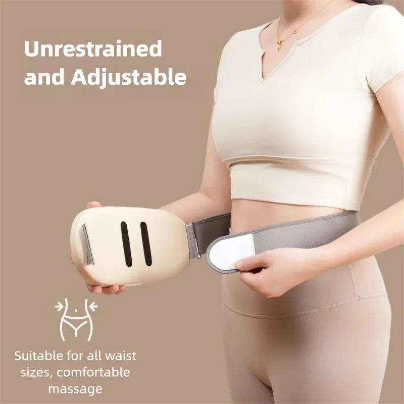 Wireless Abdominal Massage Belt with Vibration and Heat