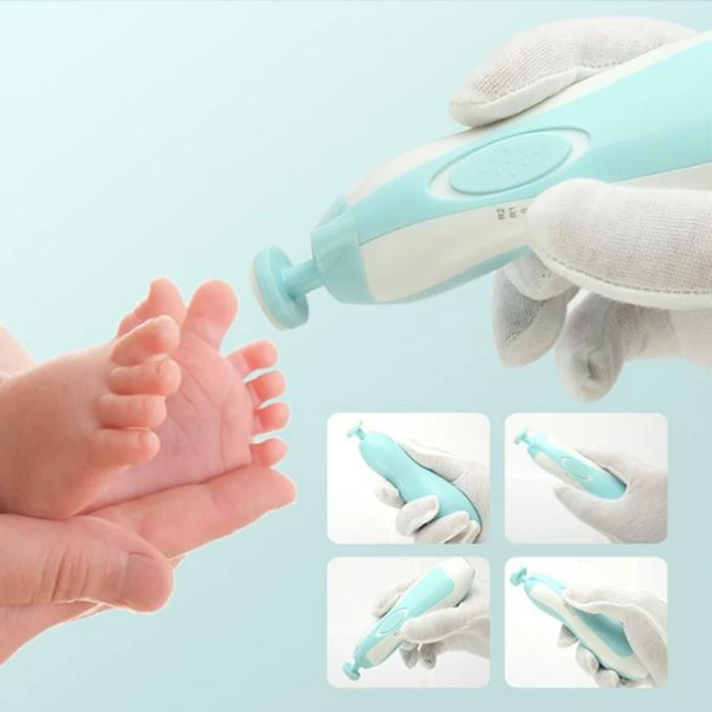 Portable Electric Safe Nail Clipper Cutter Baby Trimmer Manicure Pedicure Clipper Scissors Kids Infant Baby Cutter Nail Care