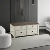 Coffee Table Farmhouse Lift Top Coffee Table with Drawers 6