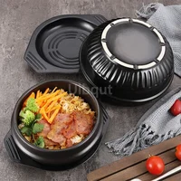 Casserole de cuisine coréenne, pot en pierre de riz mélangé, Casserole de cuisine coréenne, Casserole de riz en pot à haute température, Casseroles britware pour la cuisson de la soupe 5