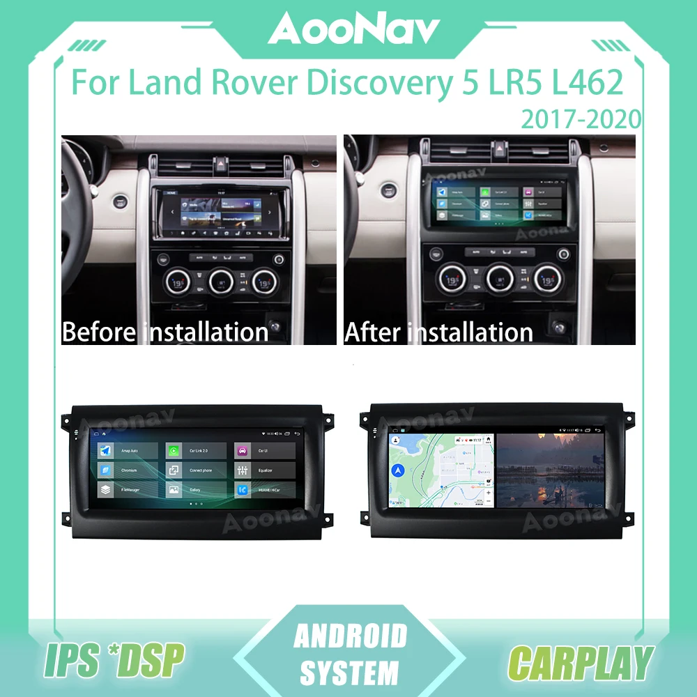 

128G Car Stereo For Land Rover Discovery 5 LR5 L462 2017-2020 Radio GPS Navi Wireless Carplay Multimedia Player Head Unit