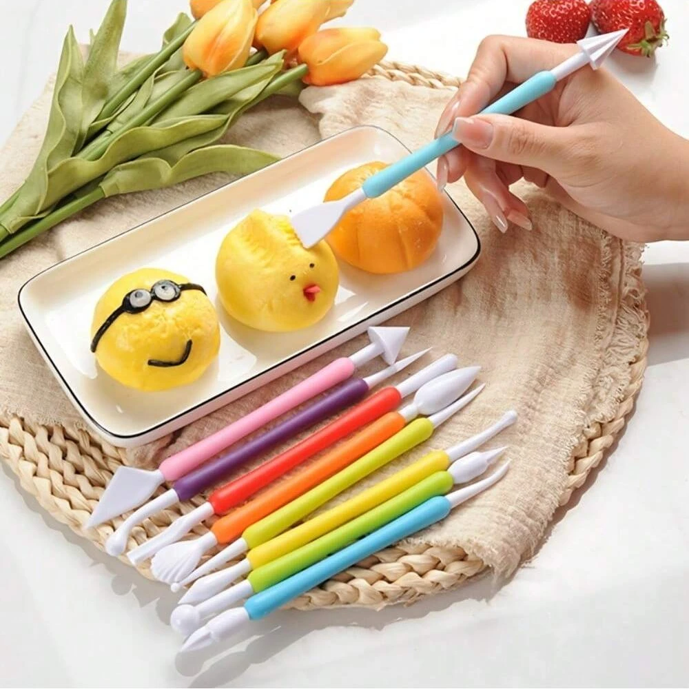 Cake Fondant Pens Edible Art Decorator Pens Cake Decoration Flower Carvied Tool Sugarcraft Fondant Modelling Carving Cutter edible pigment pens