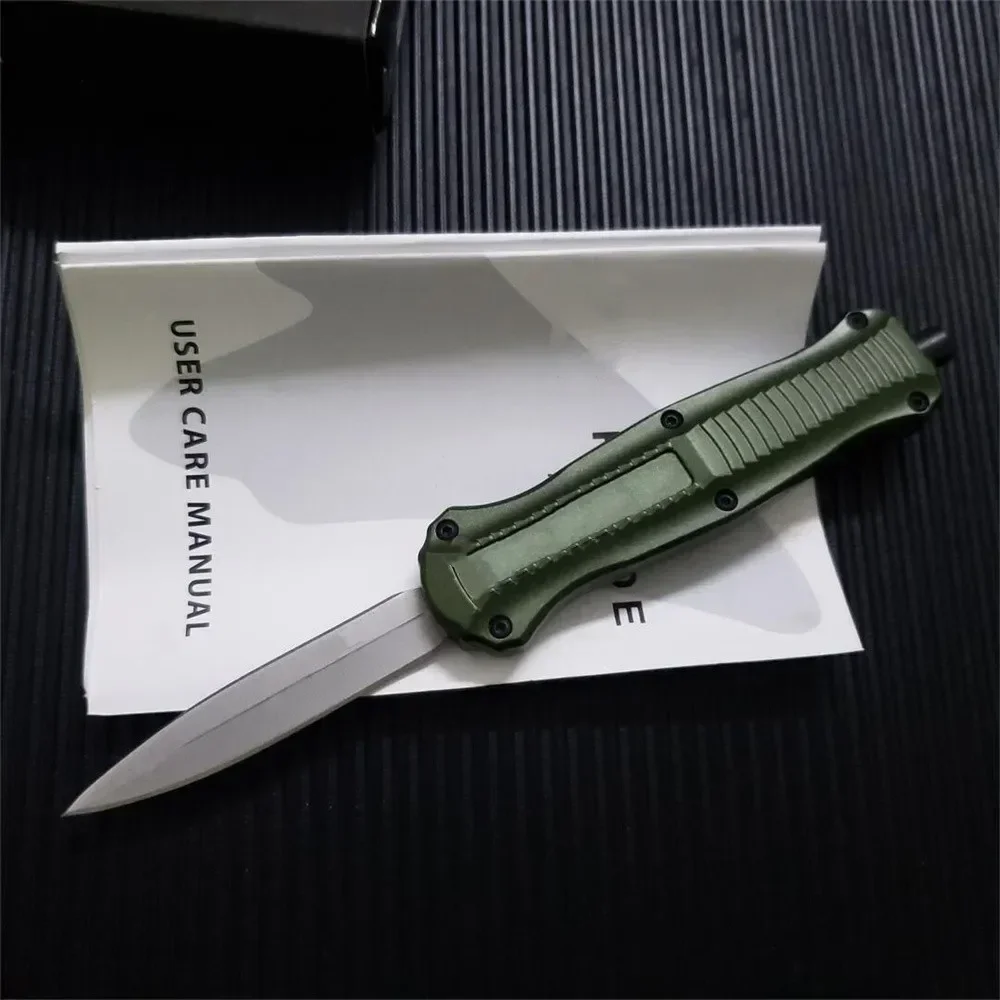 

BM 3300 Outdoor Survival AU.TO Self Defense Knife 440C Blade Zinc Alloy Handle Pocket Knife Hunting Camping Combat Tactical Tool