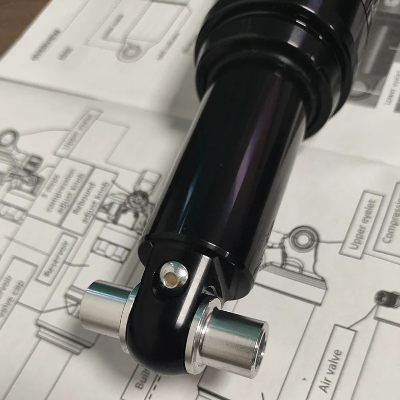 SR SUNTOUR RAIDON エアスプリングショック MTB バイクリアショック