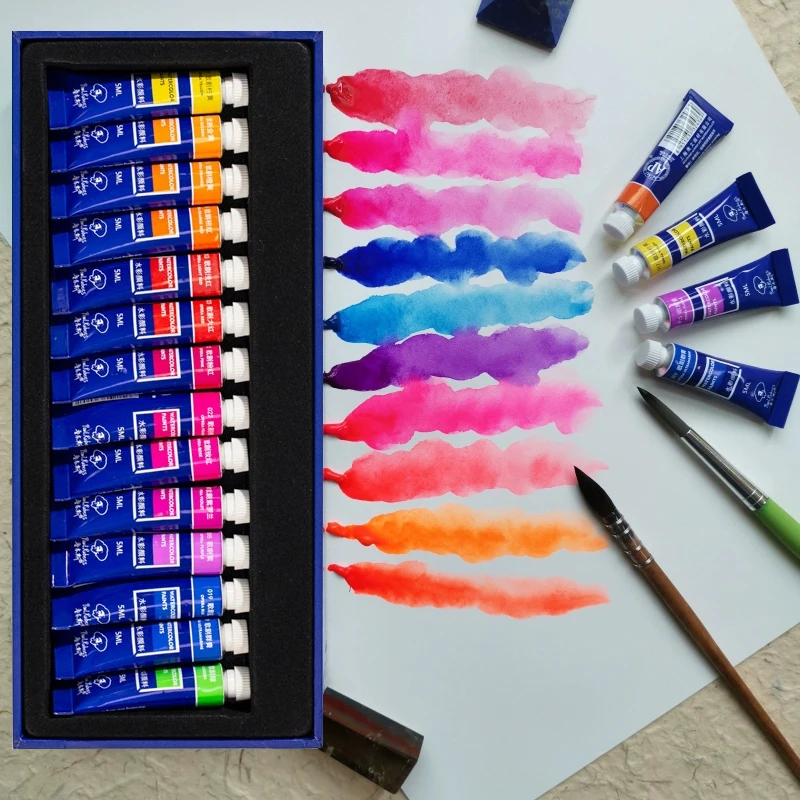 Watercolor Painting Set Watercolor Paint Watercolor Pigment Paul Rubens 14 Colors 5ML Tube Watercolor Pigment Professional Drawing Pigments Set For Artist Art Supplies