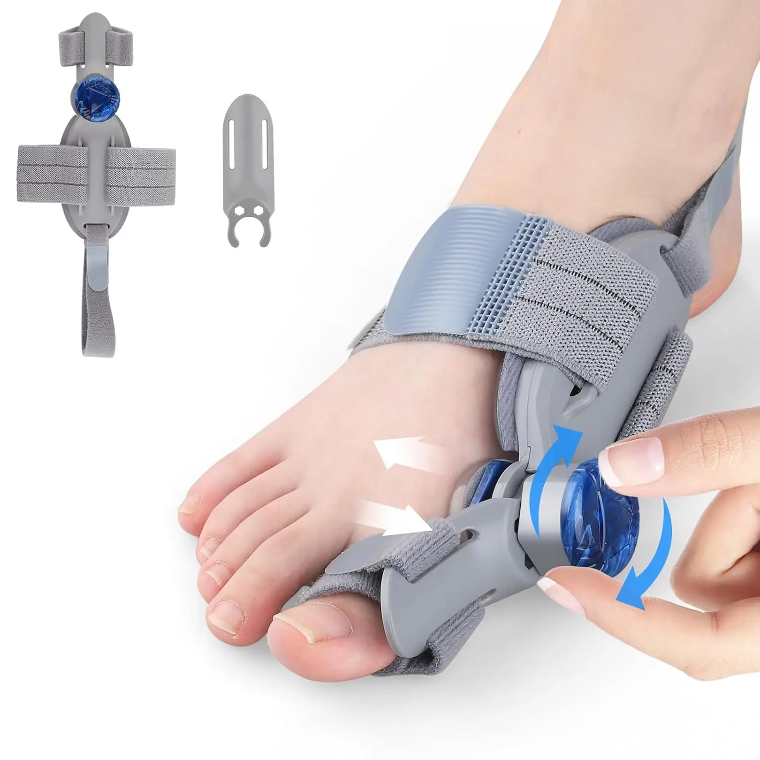 Bunion Corrector Big Toe Adjustable Knob Bunion Relief Fixer Orthopedic Splint Toes Alignment