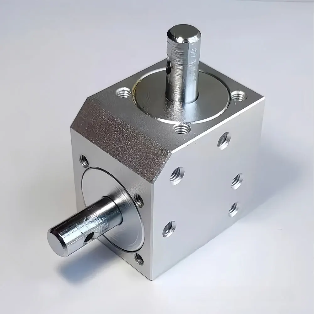 Cambio conico ad angolo retto 1:2 90 ° indicatore di angolo meccanico di inversione riduttore 6MM/8MM albero 1M 20T 40T  1420
