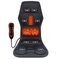 Electric Heating Back Massage Chair for Car Chair Home Office Lumbar Pain Relief Vibration Cushion Shoulder Back Massage Mat 1