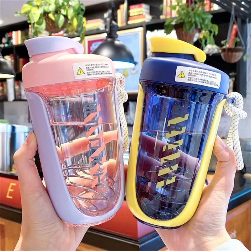 Healthy Shaker Cup Fashion Couple Mug Milkshake Cup Convenient Drinking Glass For Protein Powder And Milk Kettle Innovative Work
