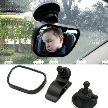 Specchietto Retrovisore 2 in 1 per Bambini, Specchio di Osservazione per Auto, Facile Installazione