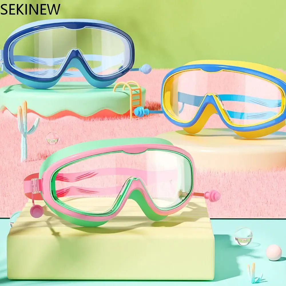 

Child Swimming Goggles Anti Fog Wide View Electroplated Swimming Goggles Diving Swim Glasses for Swimming