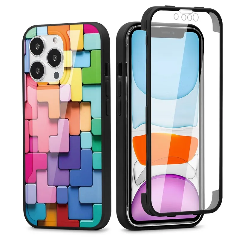 360 Full Body Cover For Samsung Galaxy A72 A52 Quantum2 A32 A22 A21S A12 Nacho A02 A02S S21 FE Ultra Plus Shockproof Marble Case kawaii samsung phone cases Cases For Samsung