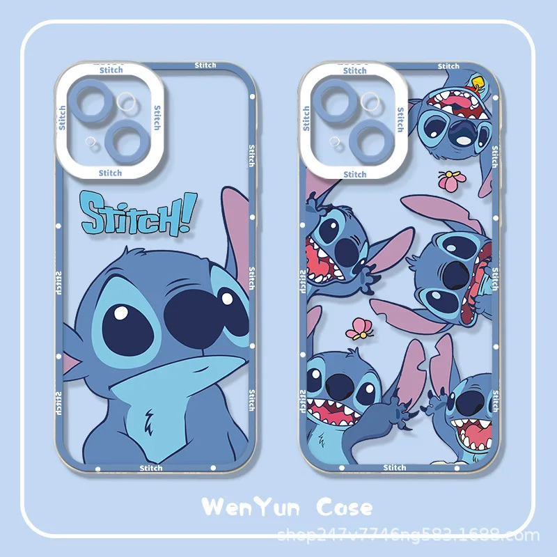 Stitch The Baby Disney Cover Per Apple Iphone 14 13 12 11 Pro Max Mini Xs Xr X 8 7 Plus Custodia Per Telefono