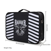 Portable Stylist Hairdressing Tool Bag Large Capacity Case for Scissors/Salon Tools, Professional Barber Organizer Suitcase