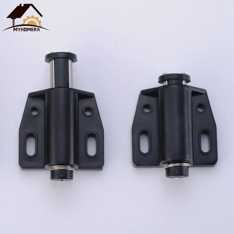 8 Pieces 4 Pieces Cabinet Stopper Magnetic Push to Open Touch Catch Stop Quiet Closer Damper Buffer Kitchen Cupboard Door Magnet