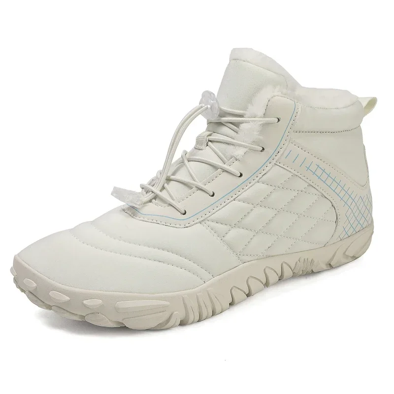 Brand New Winter Boots for Men Women Snow BareFoot Outdoor Non-slip Warm Fur Casual Sneakers Plus Size Ankle Boots Hiking Shoes 3