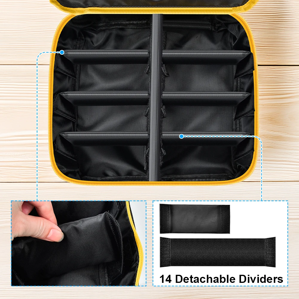 Durable Double-Layer Battery Storage Bag for Heavy-Duty Use (Bag Only)