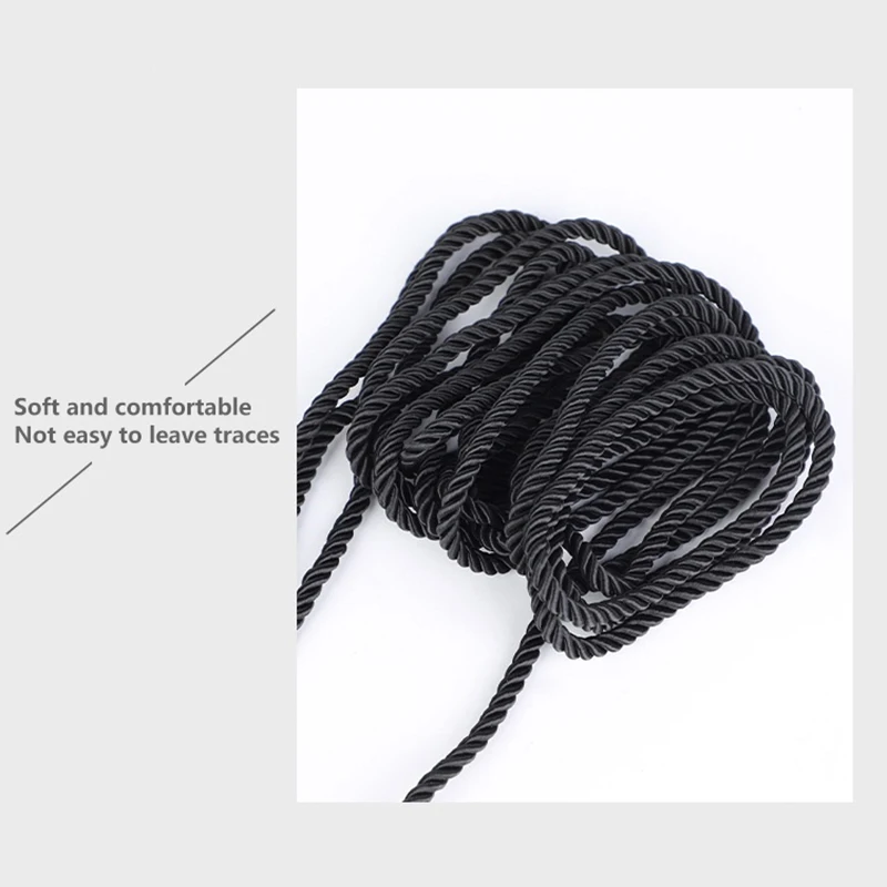 1 Stück 5 m dickes Polyester-Baumwoll-Bondage-Seil im Shibari-Stil, erotisches Fesselspielzeug für Fantasie-Sexspiele_voghion.com
