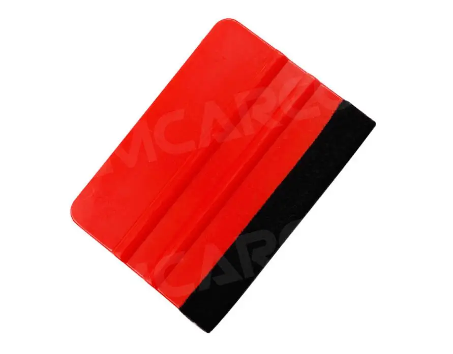 Auto Styling Window Ice Remover Cleaning Wash Car Scraper With Felt Squeegee Tool Film Wrapping 1 PCS car accessories