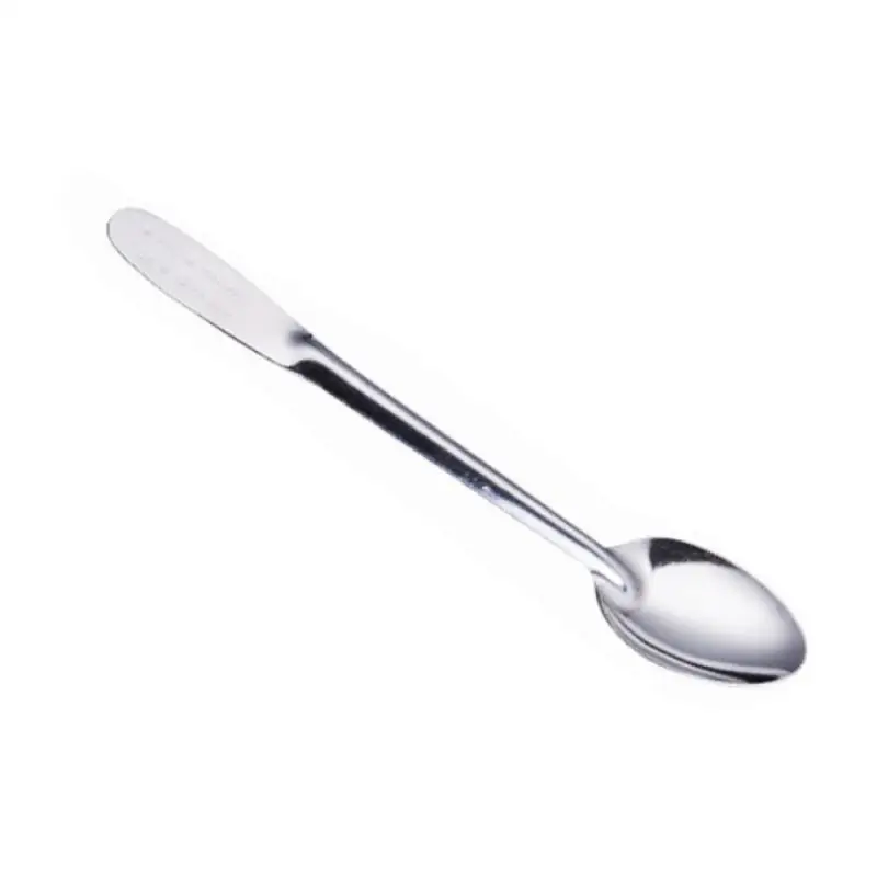 Stainless Steel Spoon Tableware Soup Rice Tableware Flat Spoon 1~10PCS
