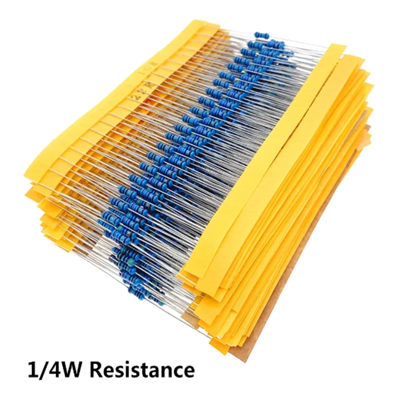 Metal film resistor kit 1ohm-10M 30 kinds 600pcs 130 kinds 20 pieces each 2600pcs