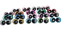 20PCS   12mm to  28mm comical Round  glitter toy eyes funnny doll eyes With handpress washer FOR PLUSH CRAFT -N19 1