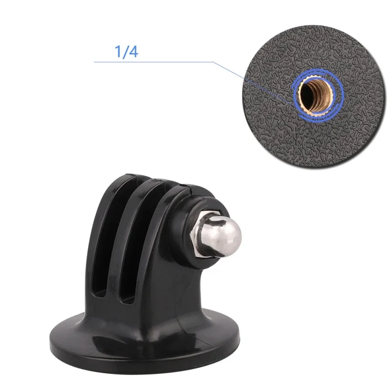 Support Trépied avec Vis 1/4 pour GoPro Hero 13-5, SJCAM, Yi