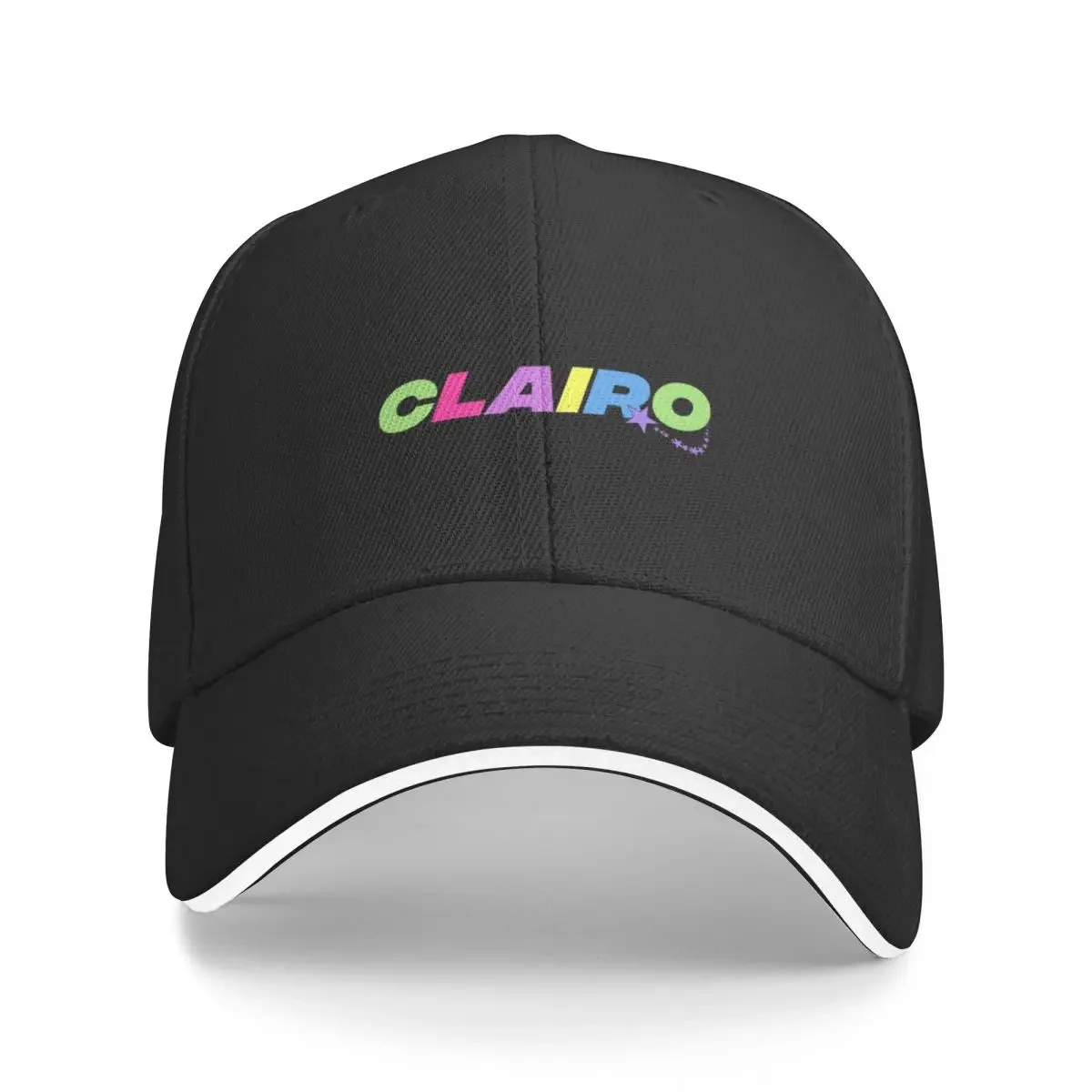 

Colored Clairo stars Baseball Cap Trucker Hat Christmas Hat Beach Outing Golf Hat Women Men'S