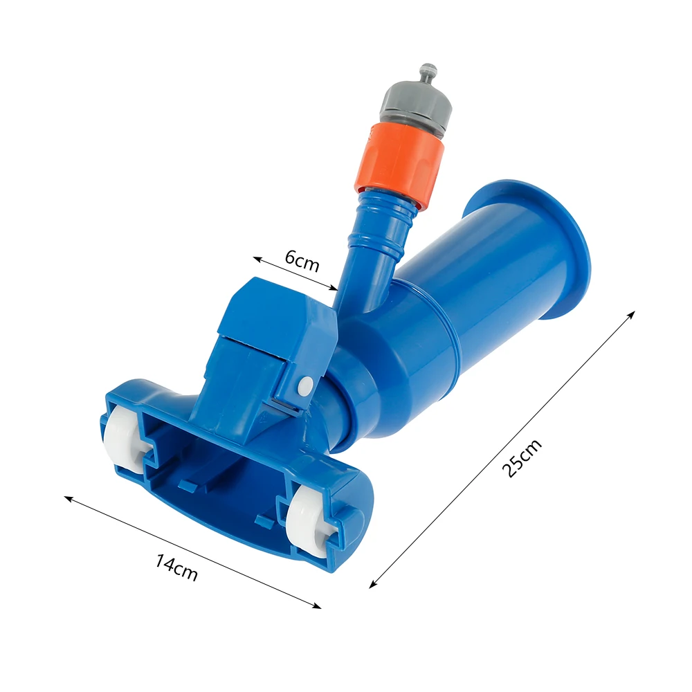 Pool Cleaning Kit Pool Jet Vacuum Cleaner Kit with Pool Skimmer Net Detachable Poles Pool Maintenance Set for Ground Swimming