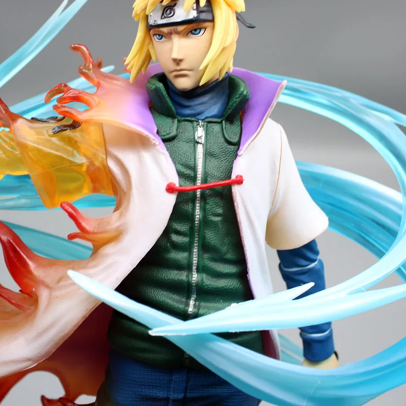 Boneco de Ação Minato Naruto modo Kyuubi - de 30cm com LED - Quarto Ho