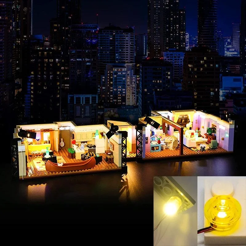 Kit d'éclairage pour Lego Friends Apartment 10292, blocs, briques, jouets,  modèle Lego non inclus