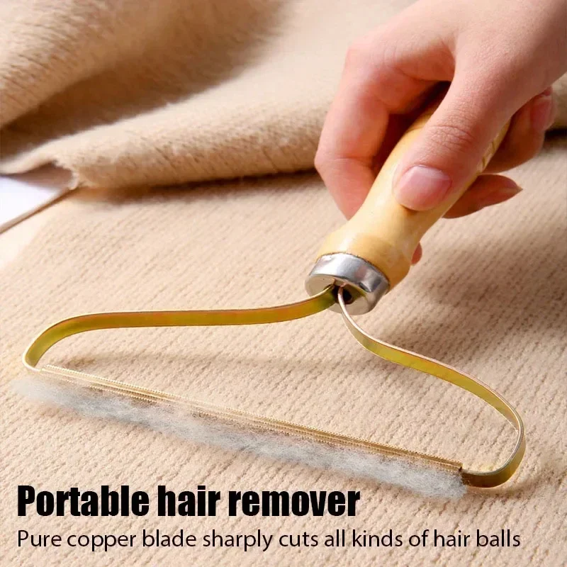 Pet Hair Remover Portable Manual Scraper Lint Cleaner Sticky Brush Cat Hair Removal Brush Hair Removal Tool Cat Accessories 3