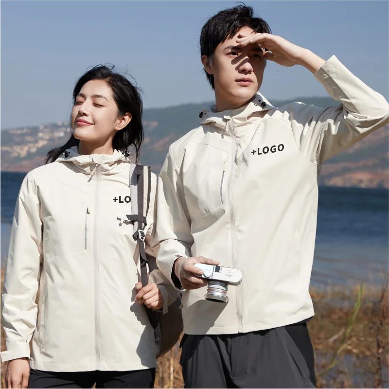 Parker Windbreaker printing free image spring and autumn jackets outdoor sportswear windproof coat team clothing