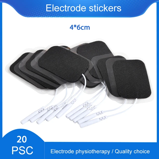 Parches de electroestimulación tens, almohadillas de electrodos para Tens,  acupuntura, máquina de fisioterapia, Ems, estimulador muscular nervioso,  adelgazamiento - AliExpress